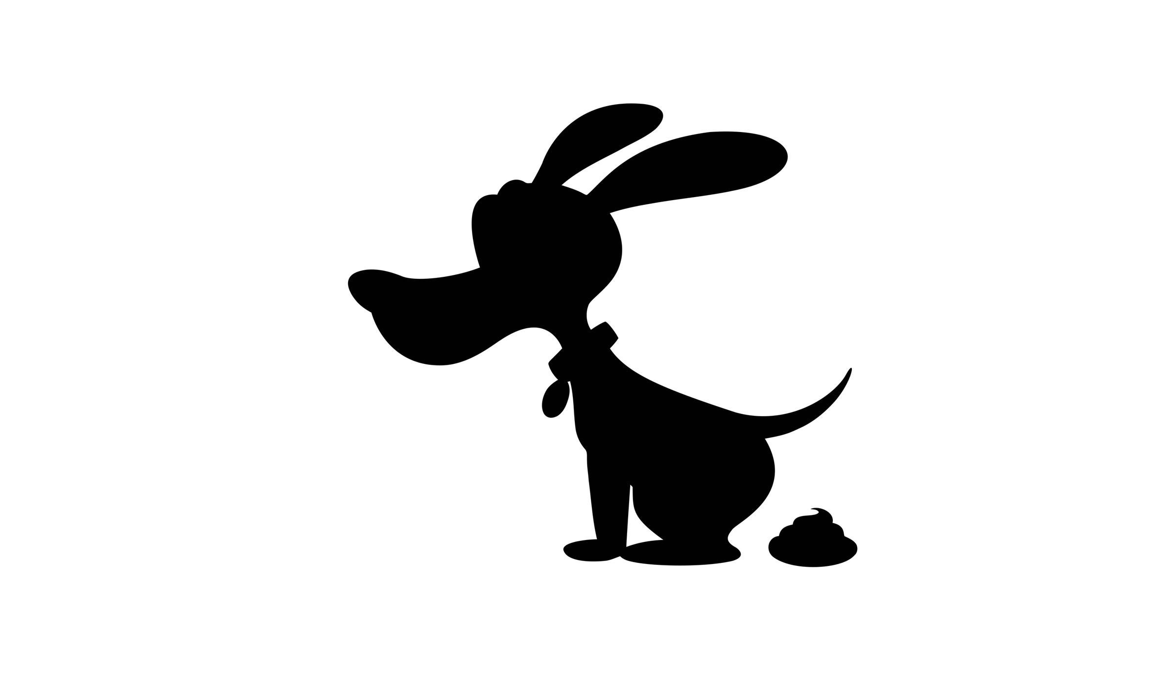 Dog Poop Silhouette - A vector cartoon illustration of a Dog Poo - Unleash  Jacksonville
